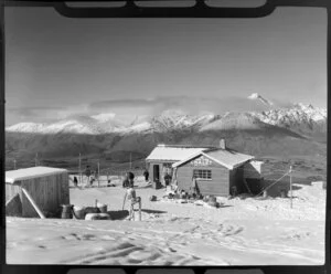 Skiing on Coronet Peak, Otago