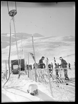 Ski tow mechanism, Coronet Peak, Otago