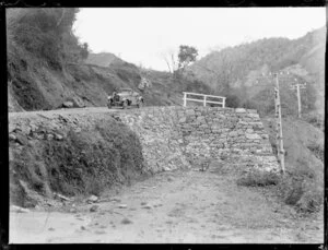 Car on the Buller Gorge road, West Coast