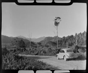 Morris Minor car, Buller district, Westport