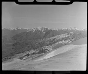 Skiing on Coronet Peak, Otago