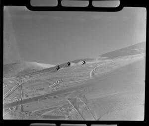 Skiing on Coronet Peak, Otago