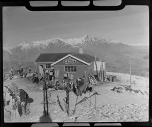 Skiing on Coronet Peak, Otago