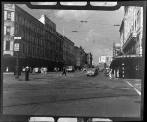 Intersection of Customs and Queen Streets, Auckland