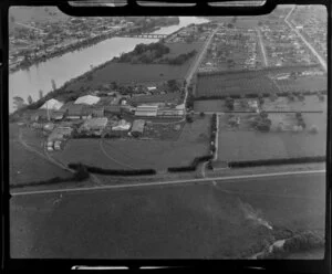 Town and river, Wairoa, Hawkes Bay