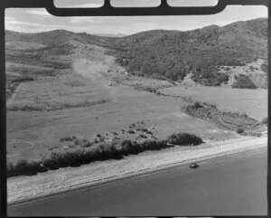 Ponui Island coastline, Hauraki Gulf, Auckland