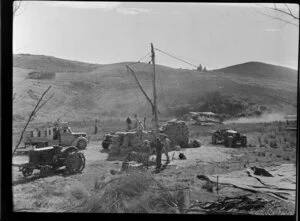 Topdressing group, Ponui Island, Hauraki Gulf, Auckland