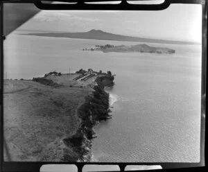 Musick Point, Auckland, including Rangitoto Island in the background