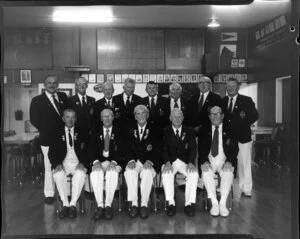 Members of the Sandringham Bowling Club, Auckland