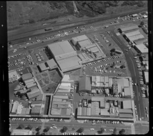 Glen Innes Shopping Centre, Auckland, including Woolworths, Curtain Traders, and Railway Station