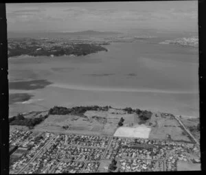 Housing Corporation development, Te Atatu, Waitakere City, Auckland including Waitemata Harbour