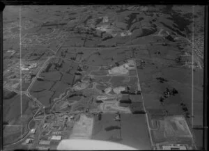 Housing Corporation developments, Wiri, Manukau City, Auckland, including unidentified factories [timber?]