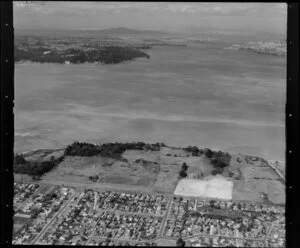 Housing Corporation development, Te Atatu, Waitakere City, Auckland, including Waitemata Harbour