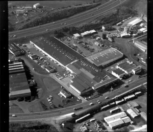 Unidentified factories between Great South Road and the Southern Motorway, Penrose, Auckland