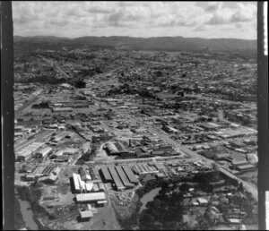 Industrial district, Great North Road, New Lynn, Auckland