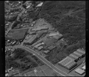 Unidentified factories in industrial area, Auckland