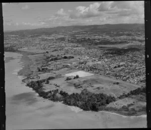 Housing Corporation development, Te Atatu, Waitakere City, Auckland, including Waitemata Harbour