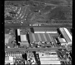 Unidentified factories and commercial buildings in Penrose/ Otahuhu industrial area, Manukau City, Auckland