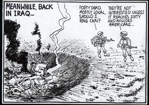 Scott, Thomas, 1947- :Meanwhile back in Iraq... Dominion Post. 14 July 2005.