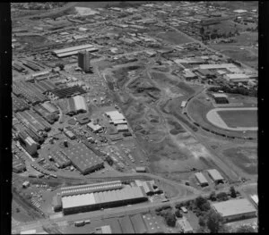 Mt Smart Quarry, Penrose, Auckland, including sportsground