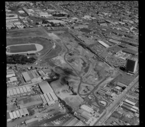 Mt Smart Quarry, Penrose, Auckland, including sportsground