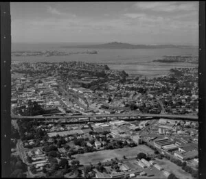 Newmarket, Auckland, including Southern Motorway, Hobson Bay and Waitemata Harbour