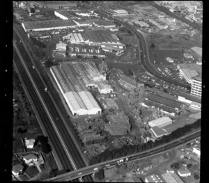 Auckland, factories, including Fletcher Construction Company Ltd