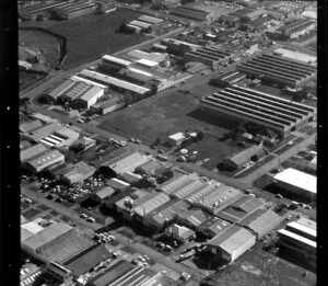 Factories, Auckland, including a car scrapyard