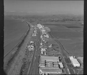 Industrial district, Awatoto, Napier and coastline