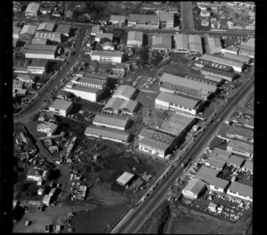 Factories and commercial buildings in industrial area, Manukau City, Auckland