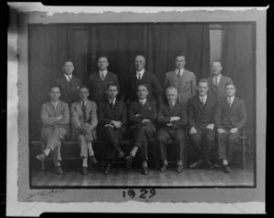 Copy photograph of Auckland Aero Club committee