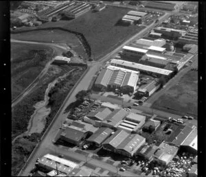 Industrial area, Auckland, including car scrapyard