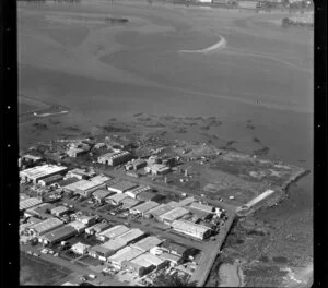 Industrial area next to Mangere Inlet, Auckland