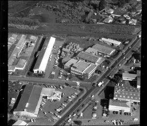 Unidentified factories and commercial buildings in Penrose/ Otahuhu industrial area, Manukau City, Auckland