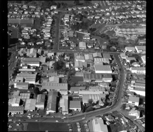 Unidentified industrial, commercial, and residental buildings, Manukau City, Auckland