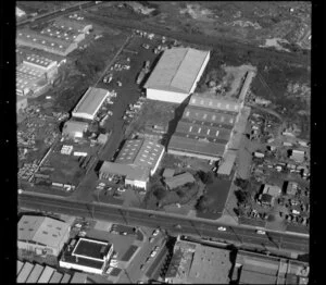 Factories, including Welco, in industrial area, Otahuhu, Manukau City, Auckland
