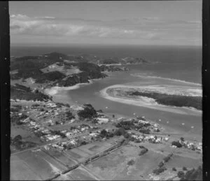 Ngunguru, with sandspit, Whangarei County