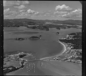 Bay of Islands, showing Waitangi River estuary