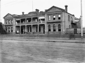 Royal Hotel, Christchurch, during its use as an emergency hospital