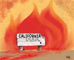 'California - if you are here, you shouldn't be.' 18 November, 2008.