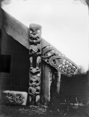 Heretaunga, a carved house at Taradale