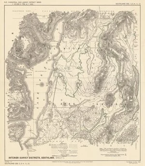 Interior Survey Districts, Southland. Sheet 1 [electronic resource].