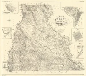 Map of Hokonui Survey District, Southland, N.Z. [electronic resource].