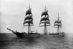 The ship Fulwood at sea