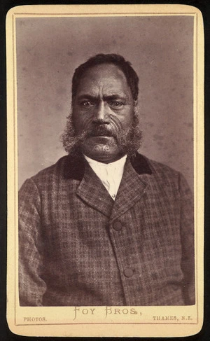 Foy Brothers (Thames) :Portrait of Hori Ngakapa te Whanaunga