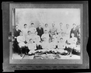 Wellington Old Boys Football Club team portrait