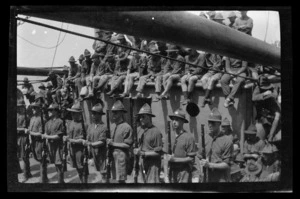 On board the World War I troopship Ruapehu