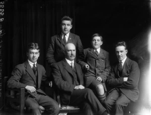 Joseph H Wagg and his four sons