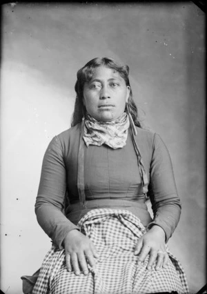 Young Maori woman from Hawkes Bay district