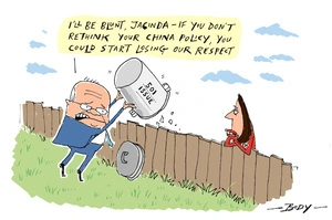 I’ll be blunt, Jacinda – if you don’t rethink your China policy, you could start losing our respect